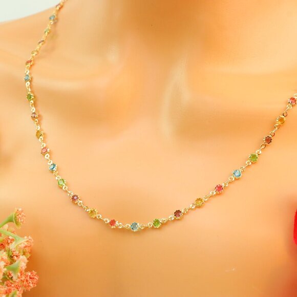 "New Beautiful Design Necklace Chain for Women/Girls, Gift, N570 - Picture 9 of 10